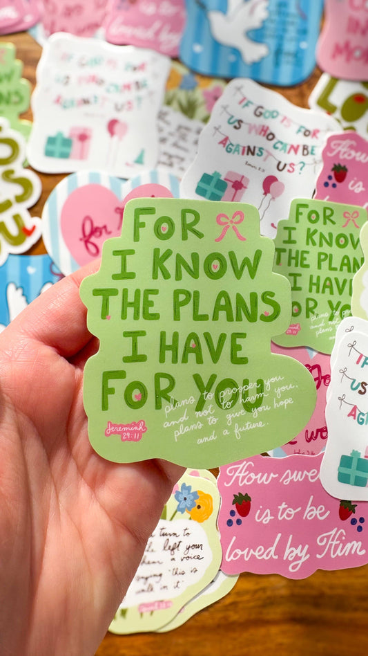 JEREMIAH 29:11 STICKER