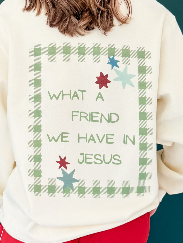 FRIEND IN JESUS CREWNECK