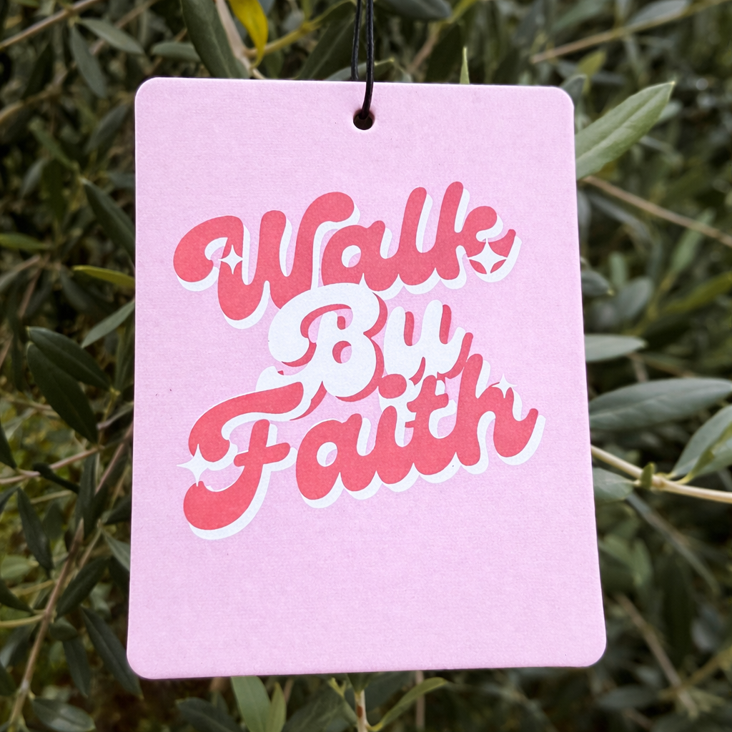 WALK BY FAITH CAR FRESHIE - Cherry