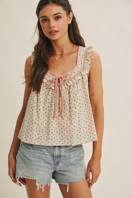 EMMY DISTY FLORAL TANK