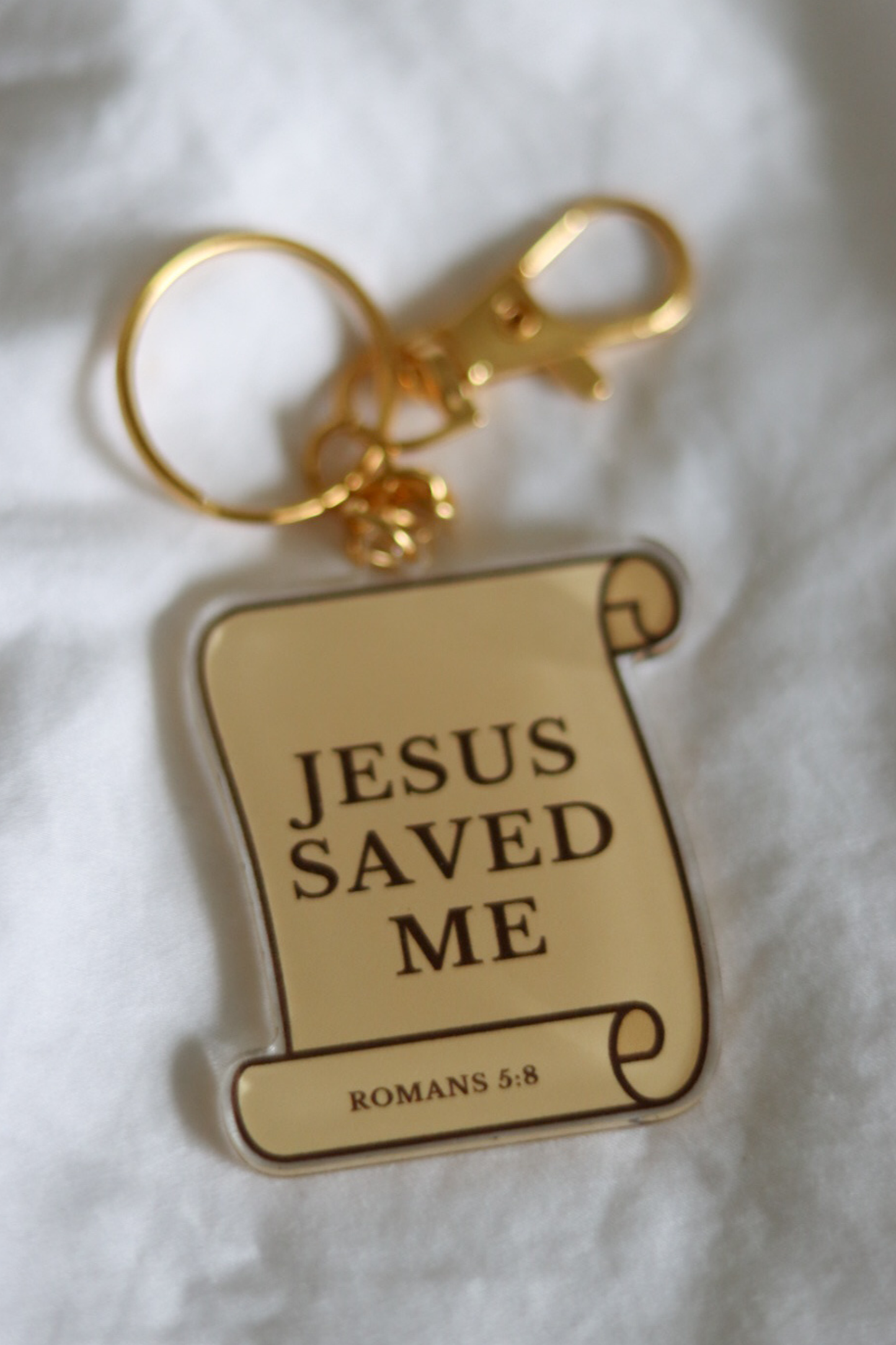 JESUS SAVED ME KEYCHAIN