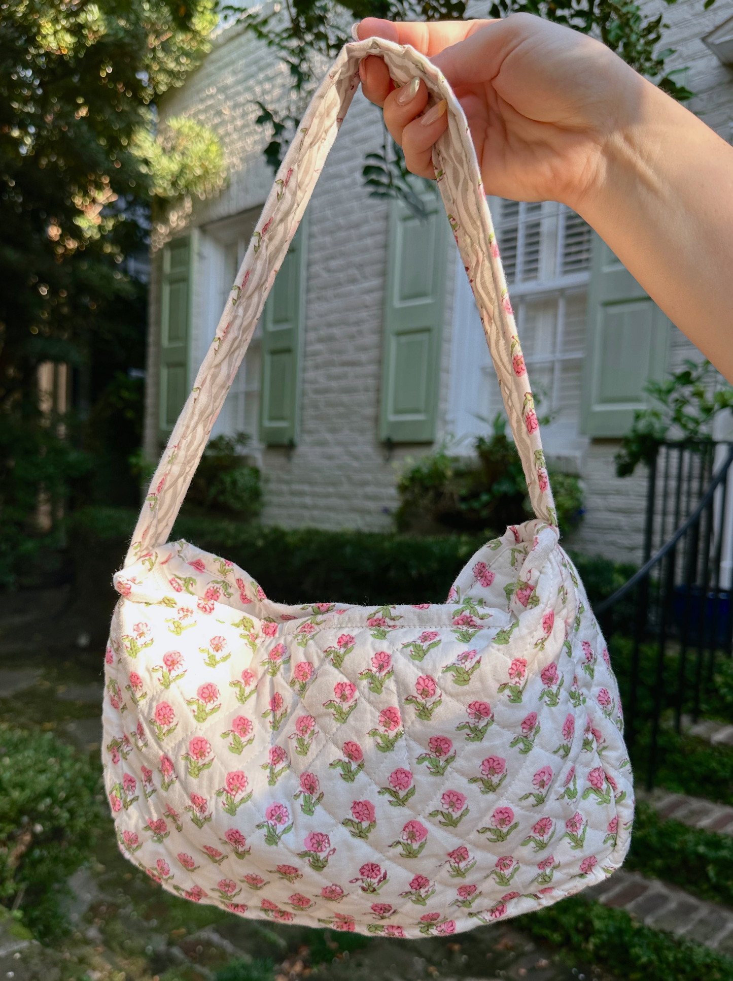 FOR THE GIRLS QUILTED SHOULDER BAG